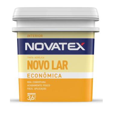Imagem de Tinta Acrílica Econômica Fosca Novatex 3,6L Areia Luztol