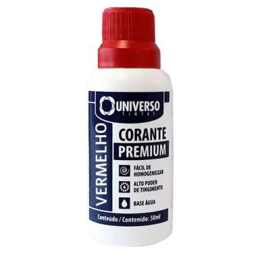 Imagem de Corante Líquido Vermelho 50ml 12 Peças Universo