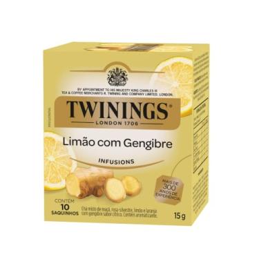 Imagem de AB Brasil Chá Misto De Limão E Gengibre Twinings Com 10 Saquinhos
