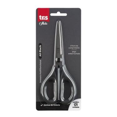 Imagem de Tesoura Tris Holic All Black 17,5 cm