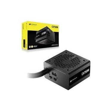 Imagem de Fonte Corsair CX750M CP-9020311-BR ATX 750W 80 Plus Bonze Semi Modular