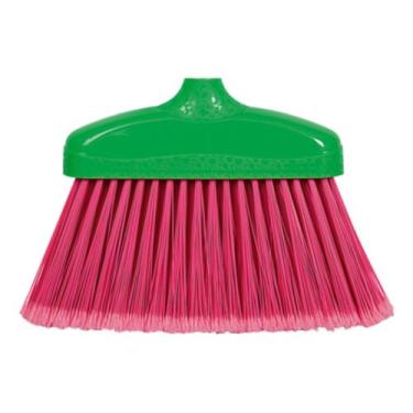 Imagem de Kit Pá de Lixo Multiuso Colorida + Vassoura Sem Cabo Pluri - PRA VC, P
