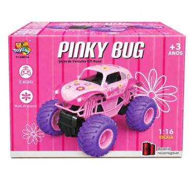 Imagem de Carrinho De Controle Remoto Pinky Bug - JMD Toys