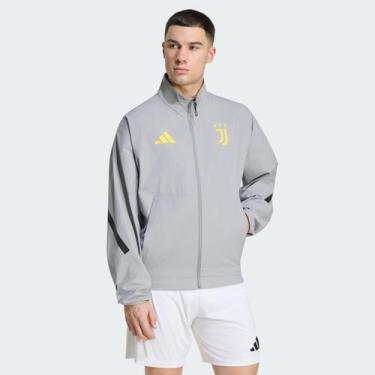 Imagem de Jaqueta Adidas Hino Juventus Cinza, P