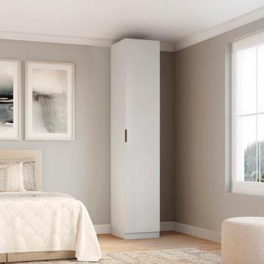 Imagem de Guarda-roupa Modulado 1 Porta com Prateleiras sem Gavetas 35cm 100% MD
