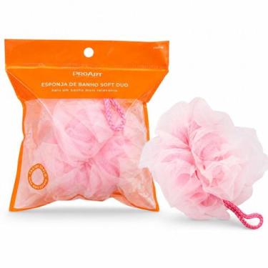 Imagem de Esponja De Banho Proart Soft Duo Rosa Edb07bb