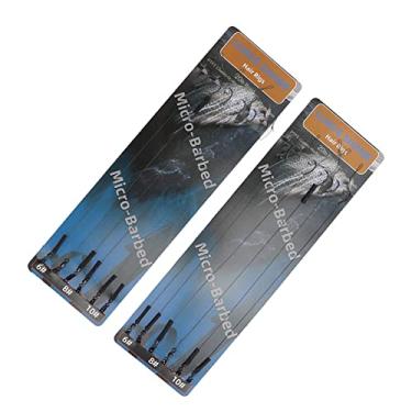 Imagem de Boilies de pesca, linha de fio trançado Equipamento de pesca para cabelo Firm Effective Multiple Sizes Tangle Resistant for Saltwater(Espinhoso)