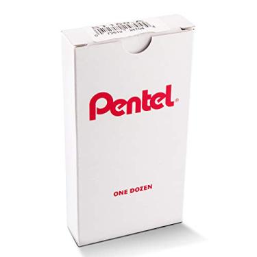 Imagem de Pentel Caneta artística com pigmento, tinta preta, caixa com 12 (ST150-A)