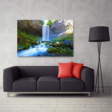 Imagem de Quadro decorativo Paisagem Natureza Cachoeira - Tela em Teci