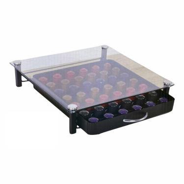 Imagem de Porta Cápsulas 42 Peças Transparente Com Gaveta Euro Design