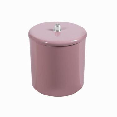 Imagem de Lixeira Cesto Multiuso Astra Com Tampa 6 Litros Rosé