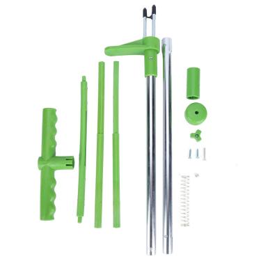 Imagem de Extrator de erva em pé,extrator portátil de erva daninha ferramenta de remoção de raiz de planta em pé com alça longa e 3 garras assassino de raiz de gramado para erva e remoção de cardos, dente de leão, grama de caranguejo, erva daninha