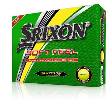 Imagem de Srixon Bolas de golfe macias, amarelas (uma dúzia)