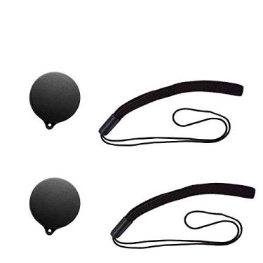 Imagem de Tampa de lente de borracha com protetor para câmera GoPro Max 360, à prova d'água, ultra elástico, protetor de coleira para evitar a perda de lente, acessório para Go Pro Max [2+2 unidades]
