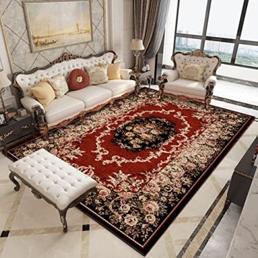 Imagem de youyoucool Tapetes multicoloridos – Tapetes de área modernos com padrões abstratos tapete de área de pilha média, 50 x 81 cm