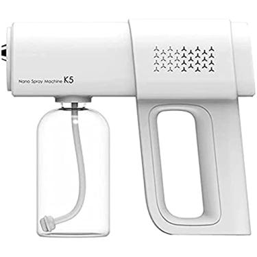 Imagem de Pulverizador Atomizador de Desinfetante de Luz Azul Portátil K5 Sem Fio Nano Mist Stream Fogger 380ml Bico Pulverizador Elétrico Umidificador de Ar para Desinfecção Desodorização Umidificação