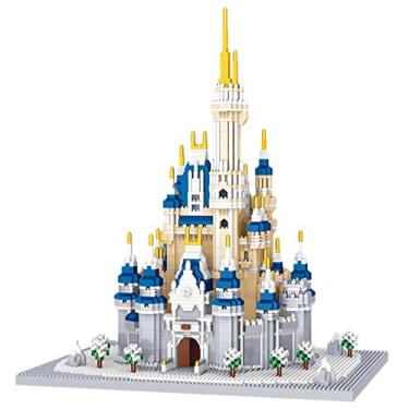 Imagem de Nano Mini Blocos de Construção Conjunto Disney Castle Mini Blocos Tijolos de Construção de Diamante Brinquedos para Crianças Brinquedos para Princesas Castelo Figuras Crianças Construção Educacional
