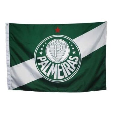 Imagem de Bandeira Oficial Palmeiras Torcedor - Jc Bandeiras