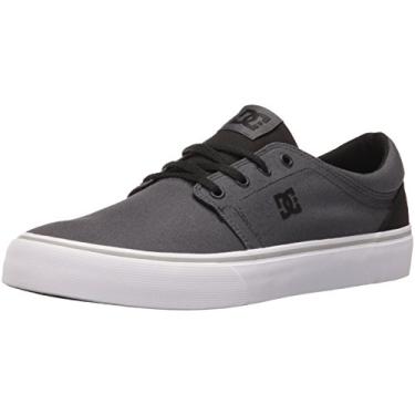 Imagem de DC Tênis masculino Shoes™ Trase Tx - Low Shoes - Unissex - EUA 34 - Cinza Carvão/Preto EUA 5 / Reino Unido 4 / UE 37, Carvão/Preto, 36