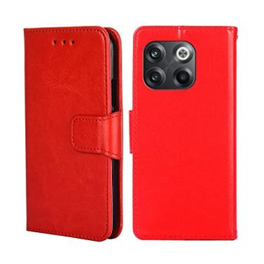Imagem de YUNCHAO Caixa de telefone Para o OnePlus 10T Crystal Texture TEXTURA Horizontal Flip Leather Phone capa para celular