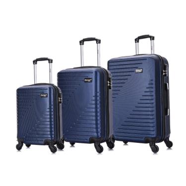 Imagem de Conjunto de malas de viagem PP P e M Chicago Swiss Move Marinho