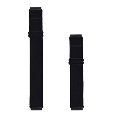 Imagem de Pulseira elástica de 22 mm compatível com Samsung Galaxy Watch 46 mm, Galaxy Watch 3 de 45 mm, Gear S3 Classic/Frontier Smartwatch (Preto, Médio)