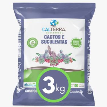 Imagem de Substrato Cactos e Suculentas 3 kg Calterra