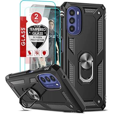 Imagem de Case for Motorola Motorola moto g 5g with Slide Camera Cover,Military Grade Heavy Duty Protection Phone Case Cover with Magnetic Ring Kickstand for Motorola Motorola moto g 5g (preto)