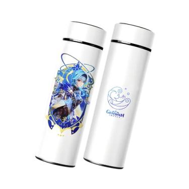 Imagem de Eula Garrafa de água térmica, Genshin Impact Sports Garrafa de bebida isolada fofa para casa Escola Viagem ao ar livre