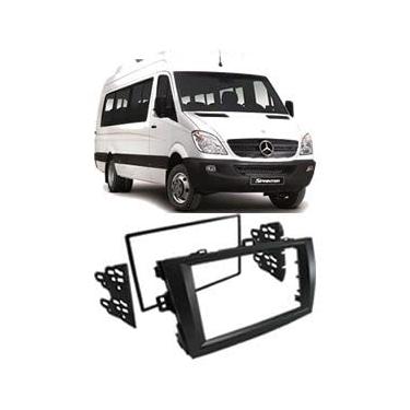 Imagem de Moldura Painel 2 Din Sprinter 2013 1014 2015 2016 2017 2018