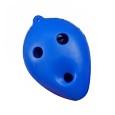 Imagem de ocarina Instrumentos Musicais Ocarina C De Plástico ABS De 6 Furos Para Iniciantes Ocarina De 6 Furos Azul De Instrumentos De Sopro (Color : 03)
