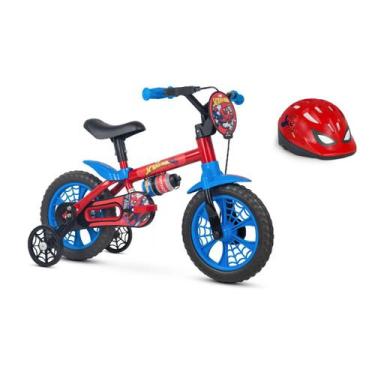 Imagem de Bicicleta Aro 12 Spider Man Nathor + Capacete Infantil Nathor