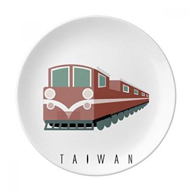 Imagem de Prato de viagem Taiwan decorativo de porcelana Salver louças de jantar