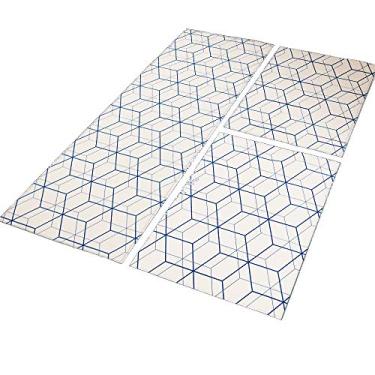 Imagem de Tapete Passadeira Cozinha Vitke 120x40 + 2 Capachos 60x40