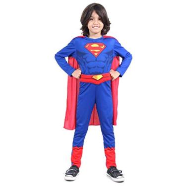 Imagem de Fantasia Super Homem Std Infantil Sulamericana 922275-P