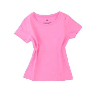 Imagem de Camiseta Infantil Feminina Malwee Rosa Neon - 100008