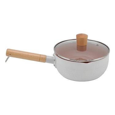 Imagem de Panelas e Frigideiras, Panelas a Funcionais, Panelas para Caldo e Macarrão Panelas para Leite Com Cabo de Madeira para Fogão a Gás de Indução Panela para Molho à Prova de Vara