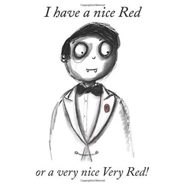 Imagem de Vampire Sommelier: Dracula Is Your Wine Waiter! | 6 x 9 Inch Journal Notebook For Wine Lovers