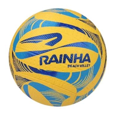 Imagem de Bola Rainha Beach Volley Volei de Praia Azul e Amarela