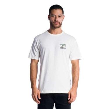 Imagem de Camiseta Billabong Crayon Wave Masculina - Off White