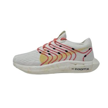 Imagem de Nike Tênis de corrida feminino Pegasus Turbo, branco/topázio ouro-coral marinho, 39, 39
