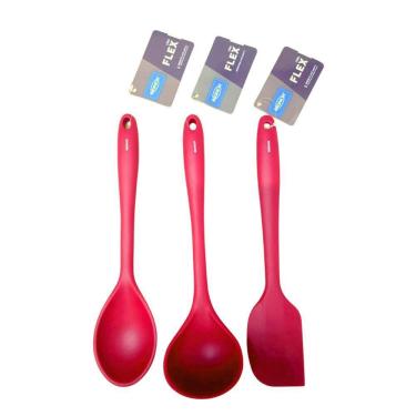 Imagem de Kit Utensilios 3 Peças Vermelho Brinox