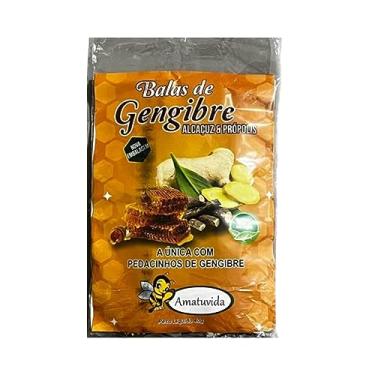 Imagem de Amatuvida Bala de Gengibre Alcaçuz e Própolis 50g