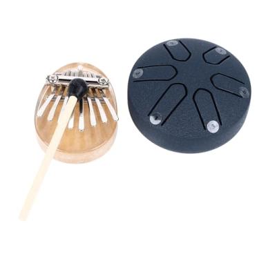 Imagem de Tambor de língua de aço Kalimba, Orff Tambor de língua de aço durável piano de polegar...