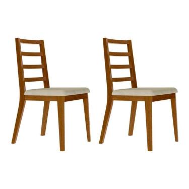 Imagem de conjunto com 2 cadeiras aline  e bege