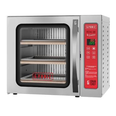 Imagem de Forno de Convecção Gran Chef FCVL-35 - Inox 75L 250 °C 3300W Acompanha 3 Pedras Refratárias c/Vapor e Painel Digital - G.Paniz 220V