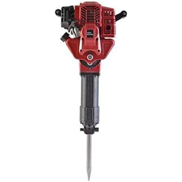 Imagem de Quebrador de concreto de 1700 W, furadeira de martelo a gasolina de 2 tempos, martelo de demolição a gasolina forte e durável, 2 cinzéis, para blocos de concreto, tijolo, rocha, manutenção d