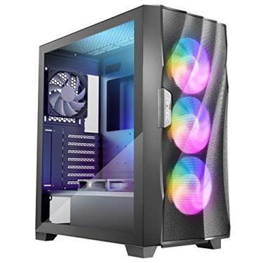 Imagem de Antec DF700, capa para computador de torre média, capa para jogos ATX, USB 3.0 x 2, suporte de radiador de 360 mm, ARGB de 3 x 120 mm, 1 x 120 mm reverso e 1 x ventoinha de 120 mm incluída