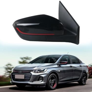 Imagem de Espelho lateral do passageiro adequado para Chevrolet Onix 2020, 2021, 2022, 2023, 2020, 2023, conjunto de espelho lateral, retrovisor, lente elétrica ajustada