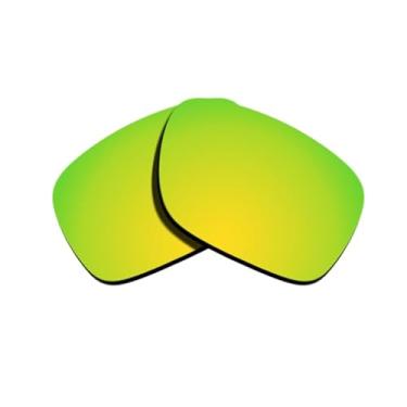Imagem de Lentes de substituição para Oakley Holbrook Metal OO4123 - Cores (revestimento espelhado dourado 24K)